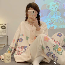 画像をギャラリービューアに読み込む, 【Roomwear】キャラクター秋冬ルームウェア厚手パジャマ　W8686
