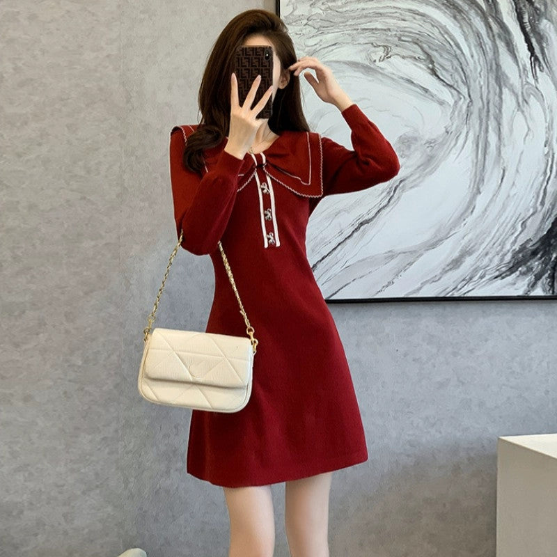 【Dress】2色展開～クリスマスワンピース　W9148