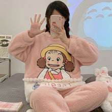 画像をギャラリービューアに読み込む, 【Roomwear】可愛いキャラクタールームウェアパジャマ　Ｗ9596
