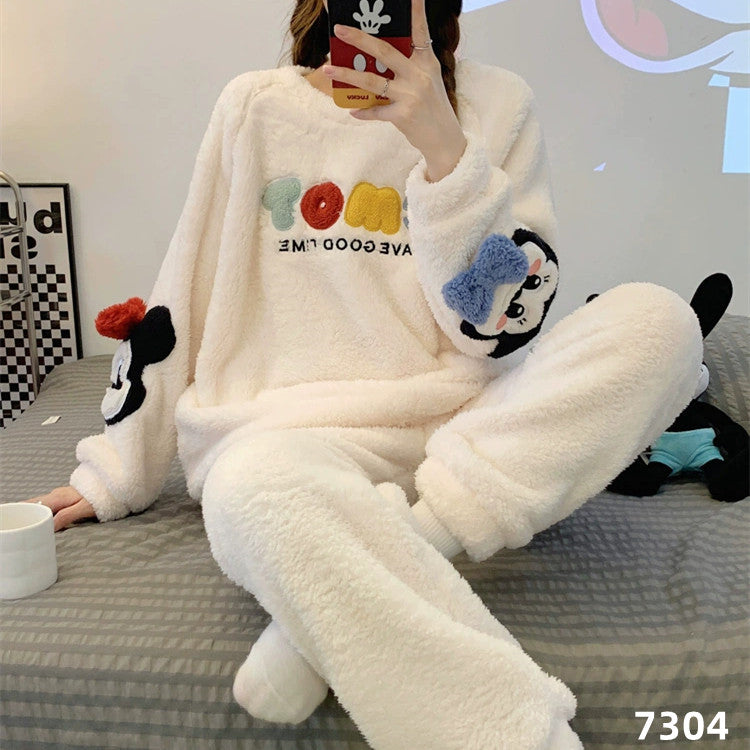 【Roomwear】キャラクターパジャマ可愛いルームウェア   W8726